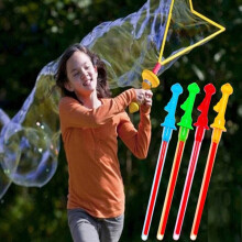 1Pc 42cm Bubble Stick Big Bubble Wand Outdoor Game for Toddler Handhold Bubble