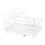 Living And Home 2 Tier Metal Dish Rack with Utensil Holder Kitchen Dish Drainer 4