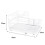 Living And Home 2 Tier Metal Dish Rack with Utensil Holder Kitchen Dish Drainer 5