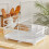 Living And Home 2 Tier Metal Dish Rack with Utensil Holder Kitchen Dish Drainer 2