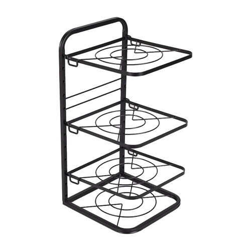 Living And Home (4 Tier) Kitchen Pot Pan Racks Adjustable Cookware Holder Stand 1