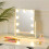 Living And Home Hollywood Vanity Mirror with 9 LED Bulbs 3 Color Lighting Modes 2