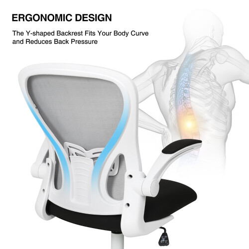 ELECWISH Mesh Office Chair Computer Desk Seat Swivel Adjustable Ergonomic Study 2