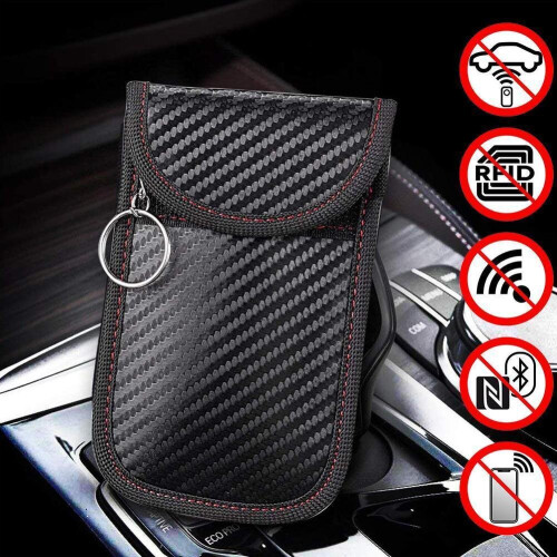 2 PACKS Mini Faraday Bag Car Key Signal RFID Blocker Case 2