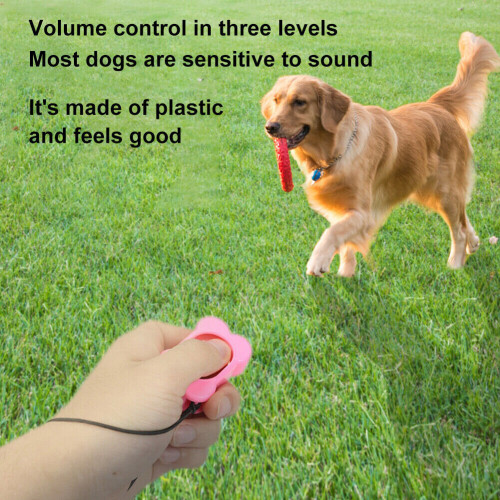 3Pcs Set Pet Dog Loudness Three Volume Adjustable Trainer Whistle Clicker Ma Nde 2