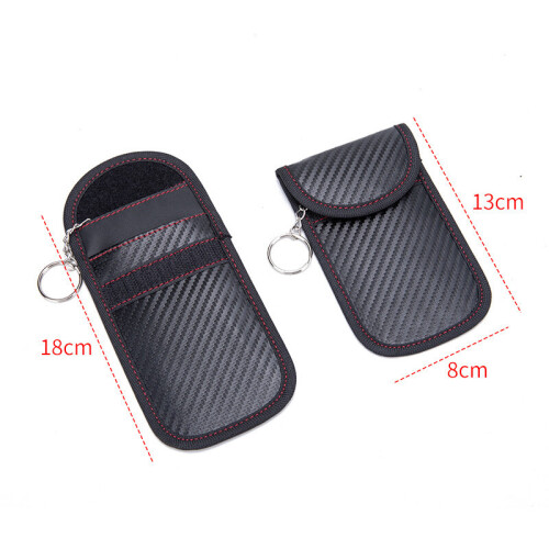 2 PACKS Mini Faraday Bag Car Key Signal RFID Blocker Case 1