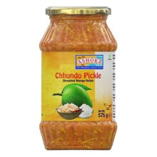 (Shredded Mango Pickle (Chundo) 575g(Pack of 1)) Variety Of Ashoka Pickles - Perfect as A Side Dish