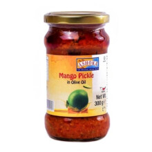 (Mango Pickle in Olive Oil 300g(Pack of 1)) Variety Of Ashoka Pickles - Perfect as A Side Dish