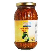 (Lime Pickle Mild 500g(Pack of 1)) Variety Of Ashoka Pickles - Perfect as A Side Dish