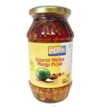 (Gujarati Methia Mango Pickle 500g(Pack of 1)) Variety Of Ashoka Pickles - Perfect as A Side Dish