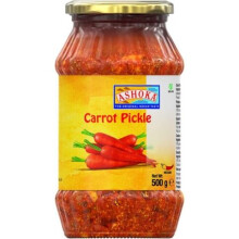 (Carrot Pickle 500g(Pack of 1)) Variety Of Ashoka Pickles - Perfect as A Side Dish