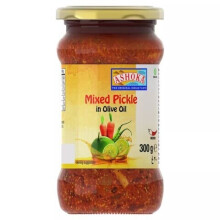 (Mixed Pickle in Olive Oil 300g(Pack of 1)) Variety Of Ashoka Pickles - Perfect as A Side Dish