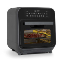 Baridi Steam Air Fryer Oven Combi, Self-Cleaning, 8 Preset Functions, 1635W, 15L, Black - DH171