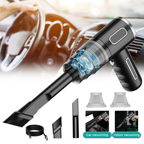 29000pa Ηλεκτρική σκούπα αυτοκινήτου Wet/Dry Cordless Strong Suction Handheld UK