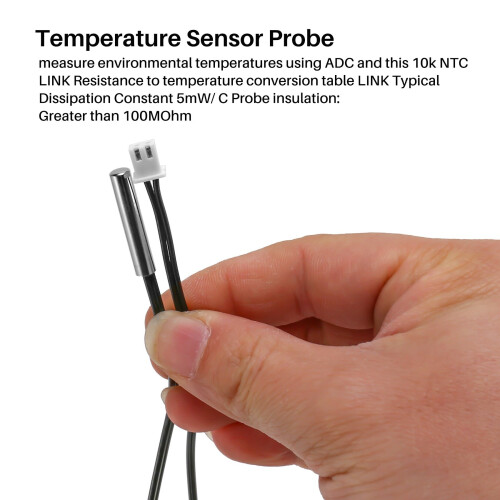 NTC 10K Ohm Waterproof Digital Thermal Temperature Sensor Probe 1m 1