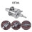 50mL Engine Machine Lubricator Oil Gravity Drip Feed Oiler Clear+Silver 6