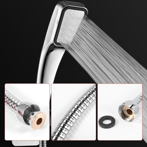 80 cm flexibler Edelstahl-Badewasser-Duschschlauch 2