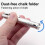2 PCS Silver Aluminum alloy Chalk Keeper Holder 6