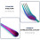 Rainbow Color Stainless Steel Fork Set - 6Pcs, 20cm, Dishwasher Safe Tableware 7