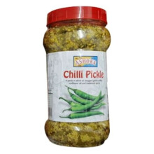 Ashoka Chilli Pickle (1Kg) Pack of 1 - Authentic Flavor & Aromatic