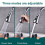 Kitchen Sink Mixer Tap Faucet Pull-Out Spray Shower-Head Nozzle Head 9
