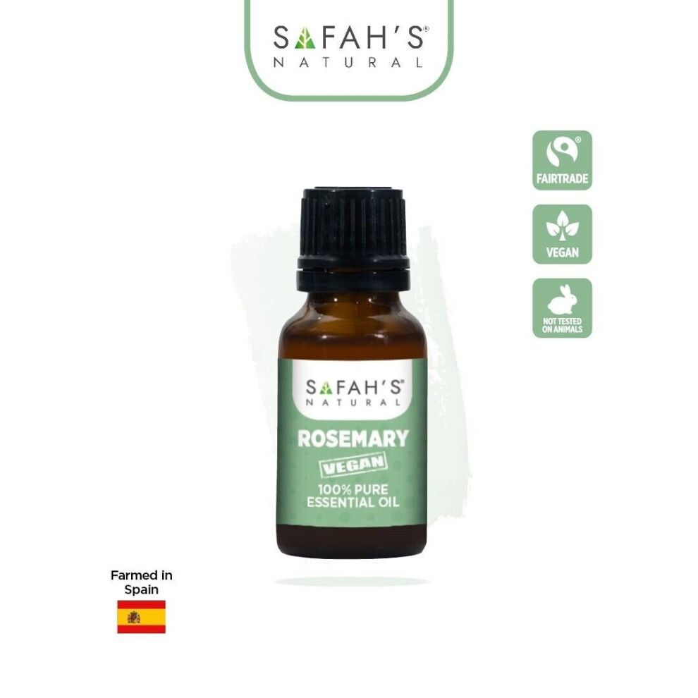 Safah's Natural Rosemary Essential Oil (100% Pure) - 15Ml