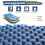 Self-Inflating Double Camping Mat 200*120 cm with Quick Foot Pump - Ultra-Light, 3-Layer Waterproof Sleep Pad 9