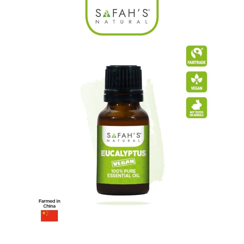 Safah's Natural Eucalyptus Essential Oil (100% Pure) - 15Ml