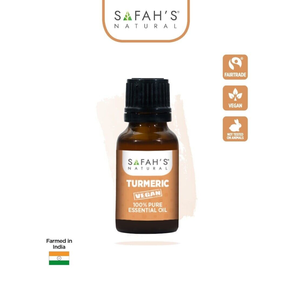 Safah's Natural Turmeric Essential Oil (100% Pure) - 15Ml
