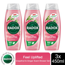 (Buy 3 - Feel Uplifted) Radox Shower Gel Feel Uplifted - 450 ml