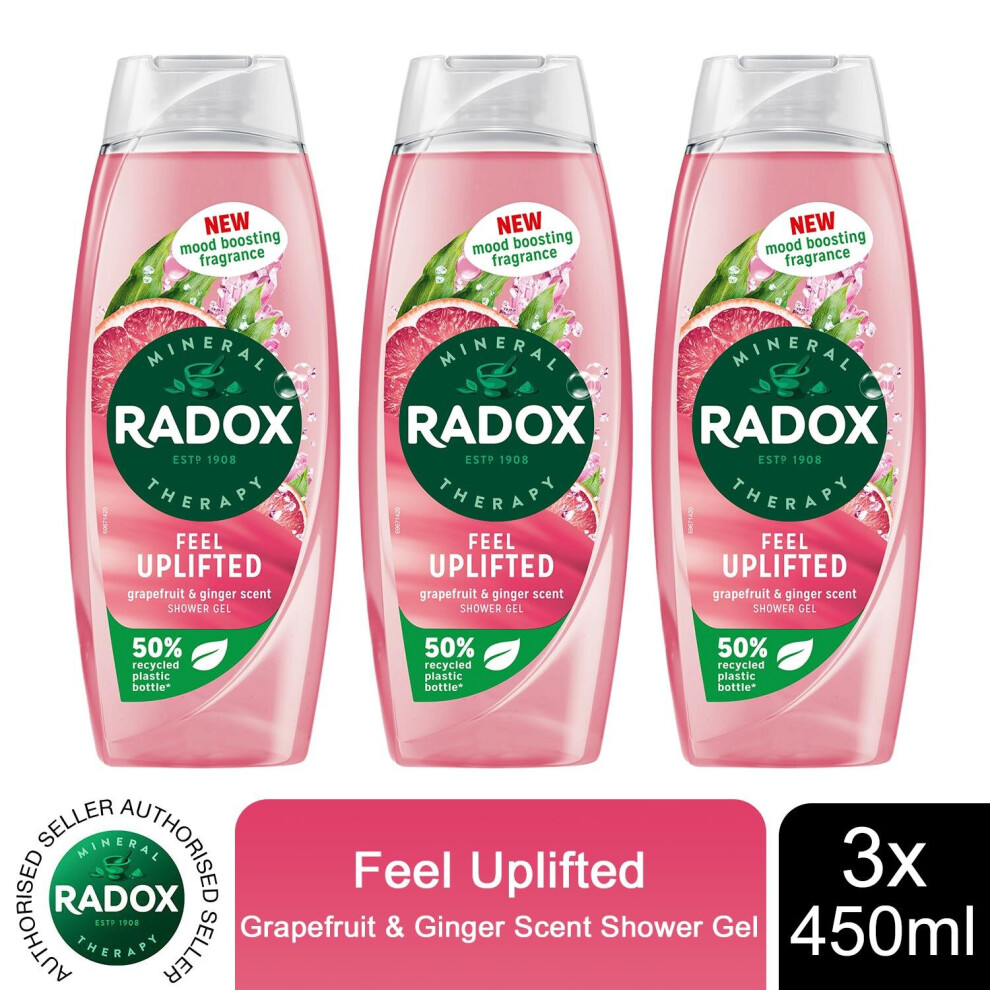 Radox (Buy 3 - Feel Uplifted) Shower Gel Feel Uplifted - 450 Ml