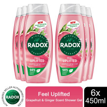 (Buy 6 - Feel Uplifted) Radox Shower Gel Feel Uplifted - 450 ml
