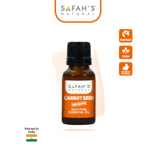 Safah's Natural CARROT SEED ESSENTIAL OIL (100% PURE) - 15ML