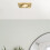(2 Pack) Litecraft Recessed Tiltable Downlights - Brass 6