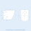 NES Home 1100mm LH White Basin Vanity Flat Pack WC Unit, Modern BTW Toilet  Dene 8