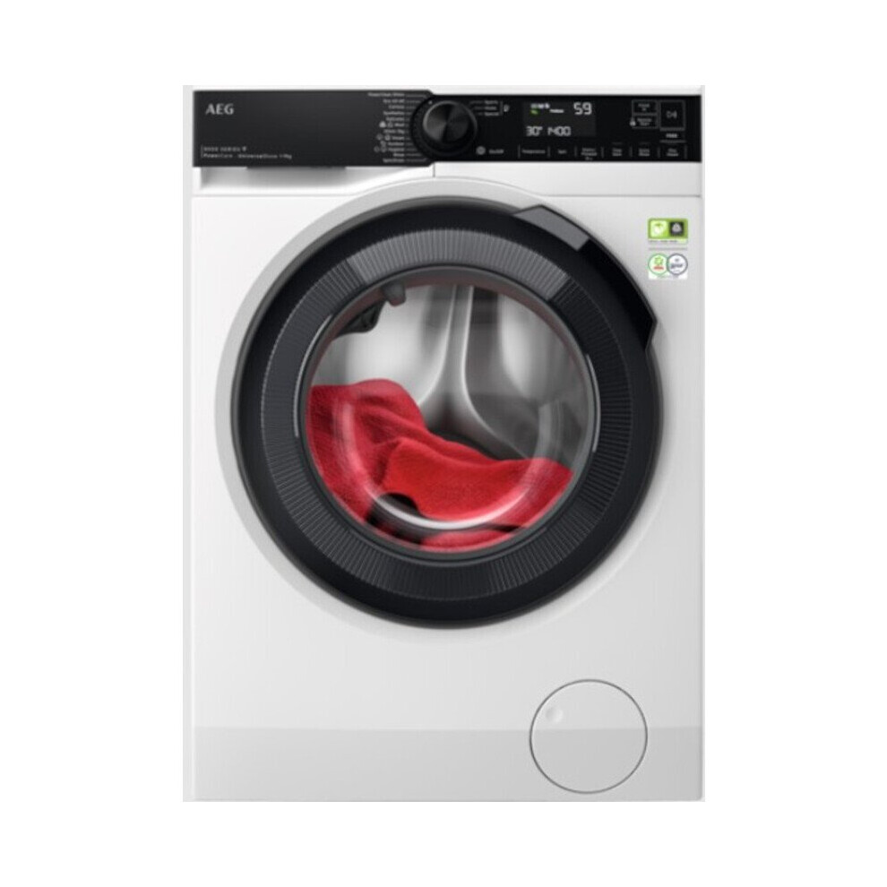 New Aeg Lfr84946uc Washing Machine White/Black Size 9