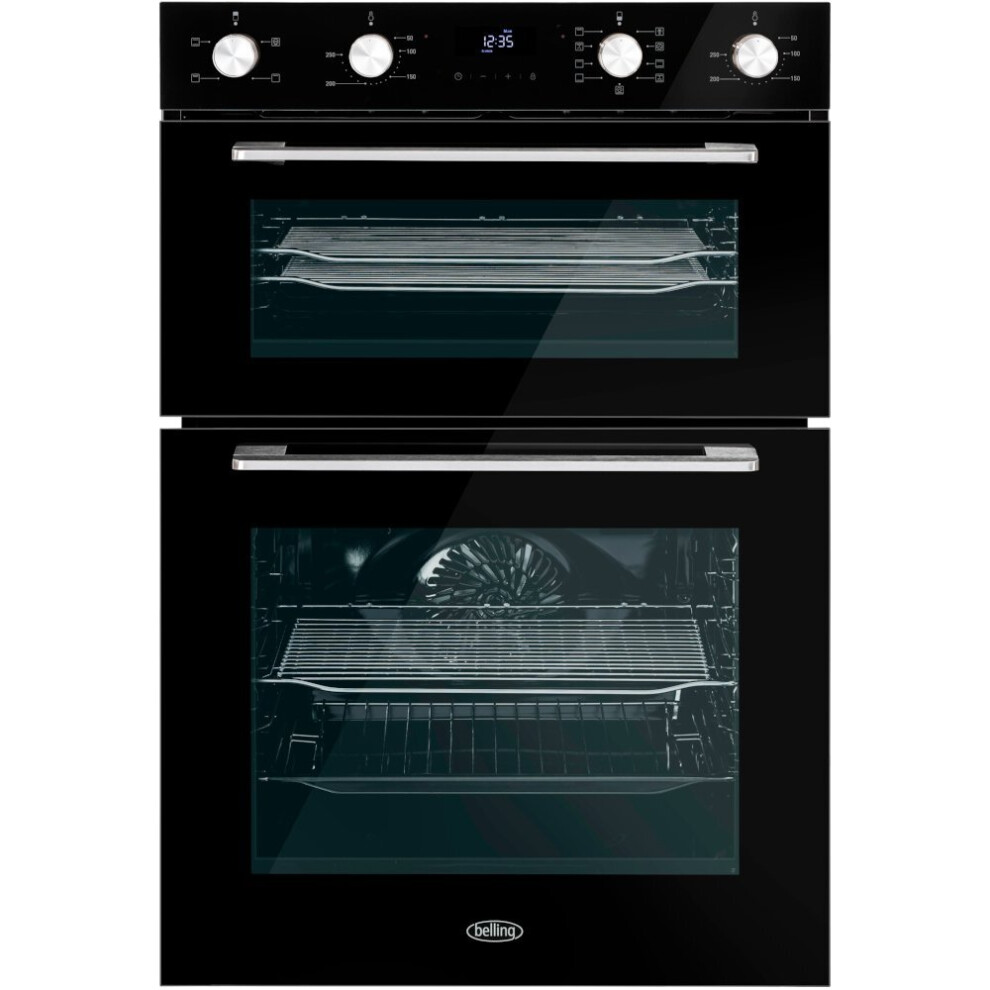 Belling BI903MFC BLK Built-In Electric Double Oven
