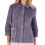 Slenderella (Grey, Large - UK 16/18) Slenderella Womens Button Up  Soft Fleece Waffle Detail Bed Jacket 1