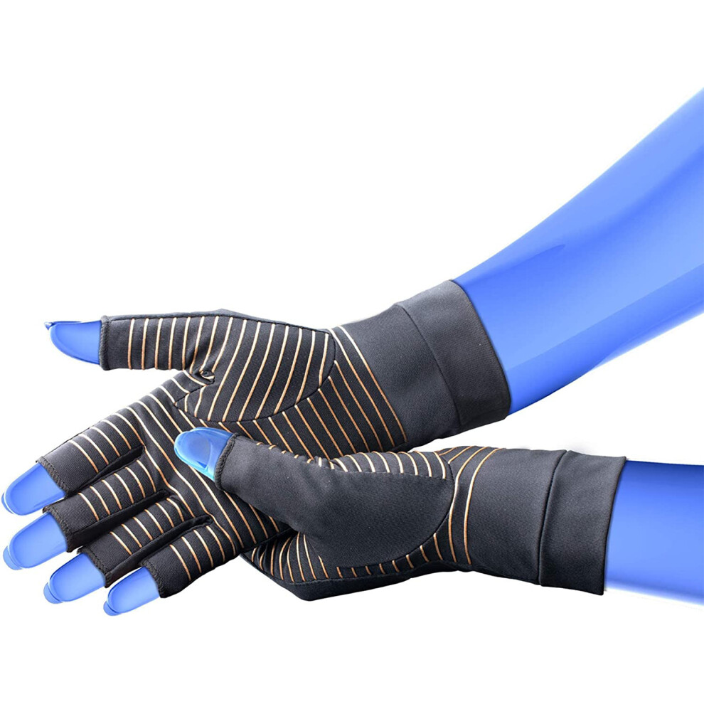 (Large) KEDLEY Copper Infused Arthritis Compression Gloves