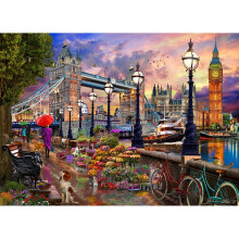 Vermont Christmas Company Παζλ London Promenade 1000 Κομματιών
