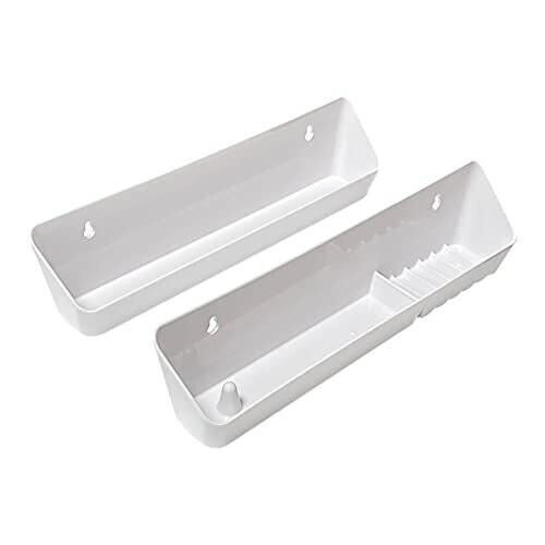 Conjunto de Bandejas Para Pia Aiwaiufu 14 Polegadas Plástico Branco (2 Unidades)