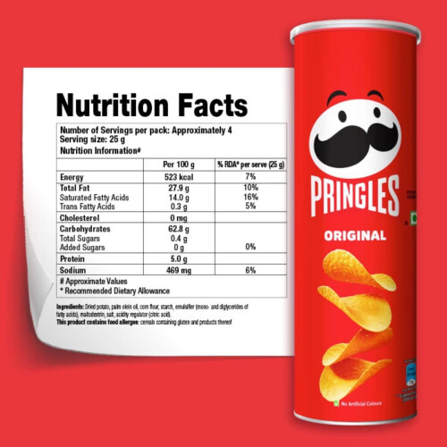Pringles Original Crisps 165g X 6 2