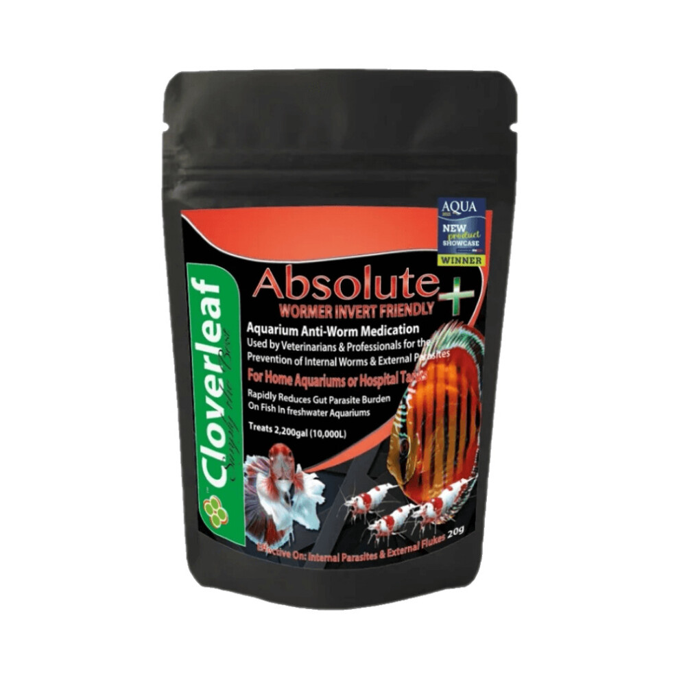 Cloverleaf Absolute Invert Friendly Freshwater Wormer - 20G
