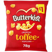 Butterkist Crunchy Toffee Popcorn 78g X 15