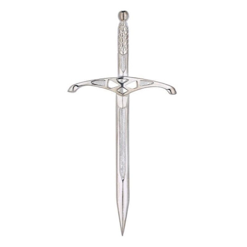 Saltire Broad Sword Silver Kilt Pin CK13