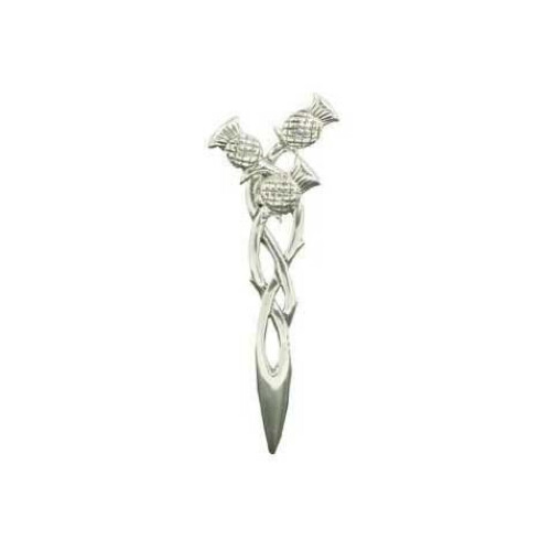 Three Scottish Thistles Kilt Pin KP51P