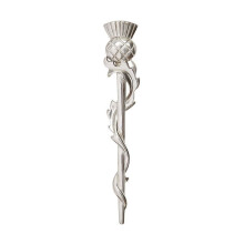 Thistle Weave Pewter Kilt Pin KP72P