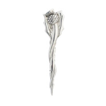 Long Twist Scottish Thistle Kilt Pin KP34P