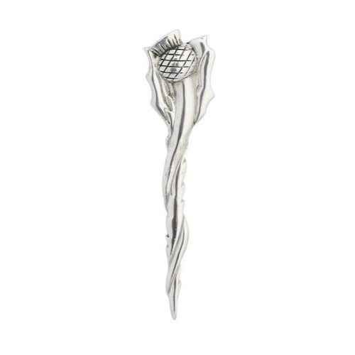 Long Twist Scottish Thistle Kilt Pin KP34P