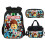 (Blue 3PCS Bags) 3pcs ROBLOX Game School Bag Backpack Student Casual Backpack 1